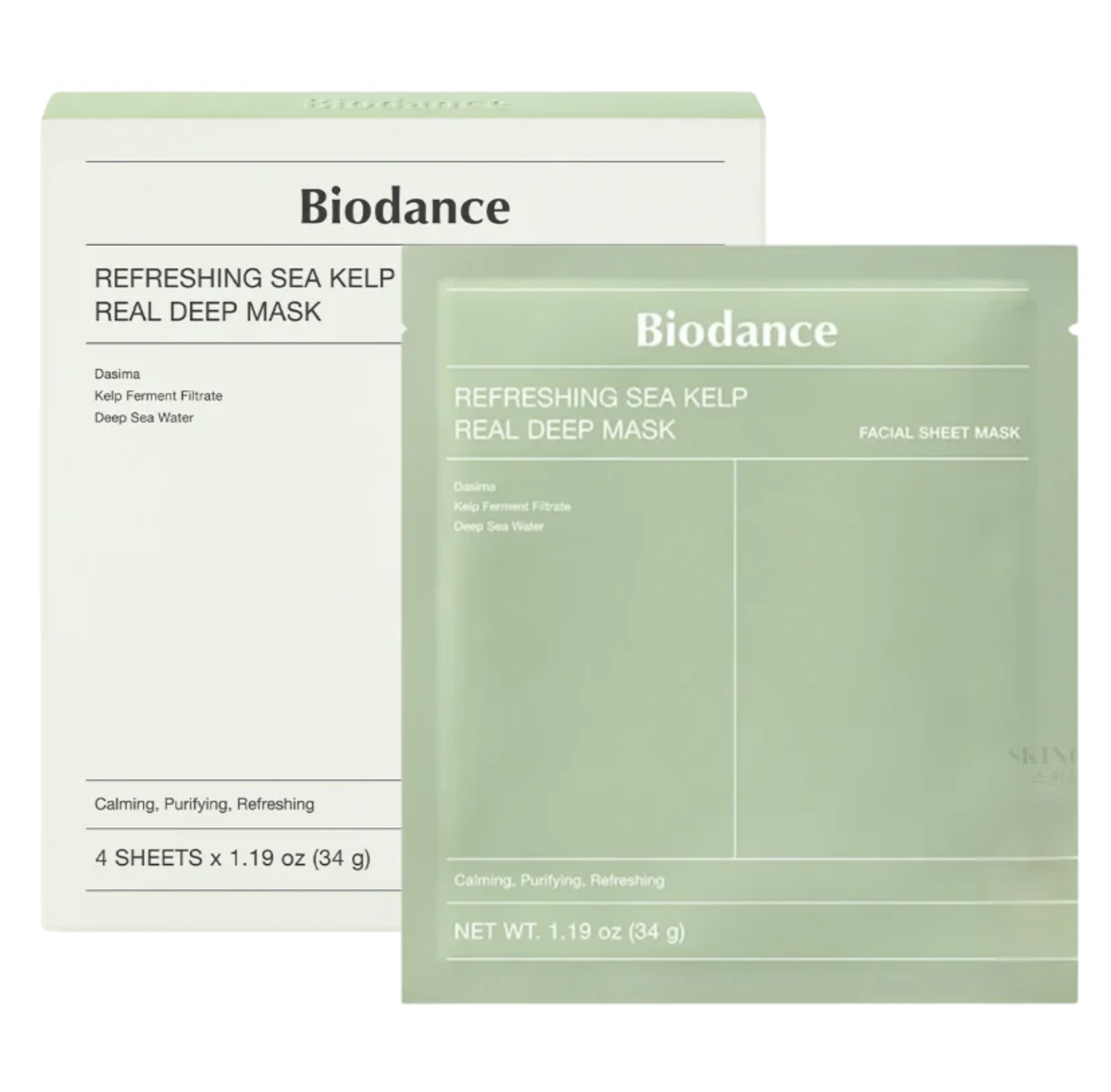 Biodance｜Refreshing Sea Kelp Real Deep Mask 清爽海帶真深層面膜