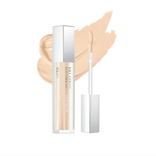 CLIO｜Cover Founwear Foundation Concealer 輕盈柔霧零瑕持久遮瑕液 - #03 Linen / #04 Ginger