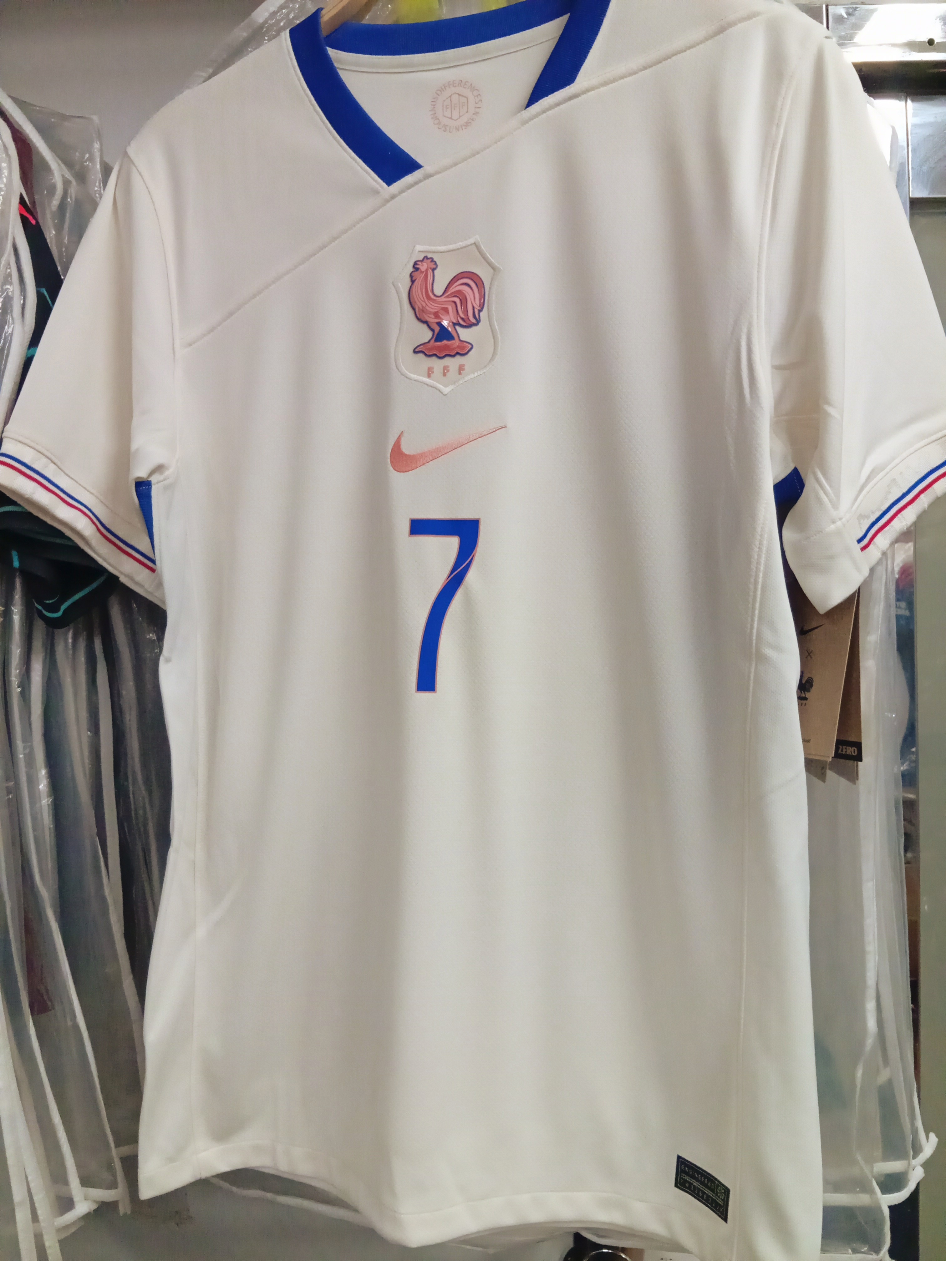 2025法國女子國家隊作客球迷版球衣