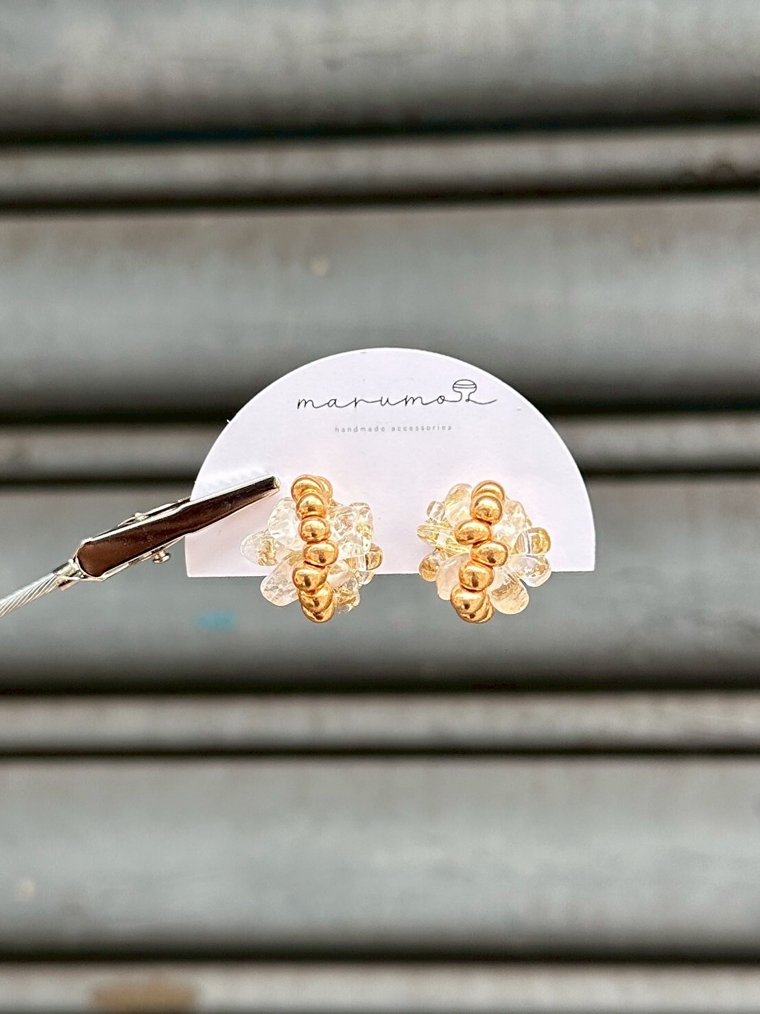 [marumo] tsubutsubu/gold | 耳夾 | NO.31