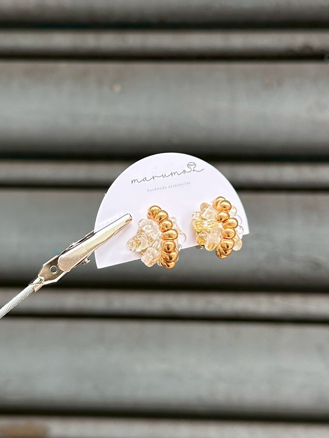 [marumo] tsubutsubu/gold | 耳夾 | NO.31