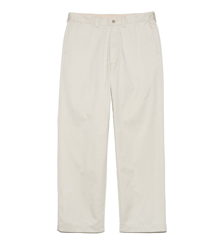 Nanamica /  寬版直筒卡其棉長褲 / S25SC079  /  AUG25