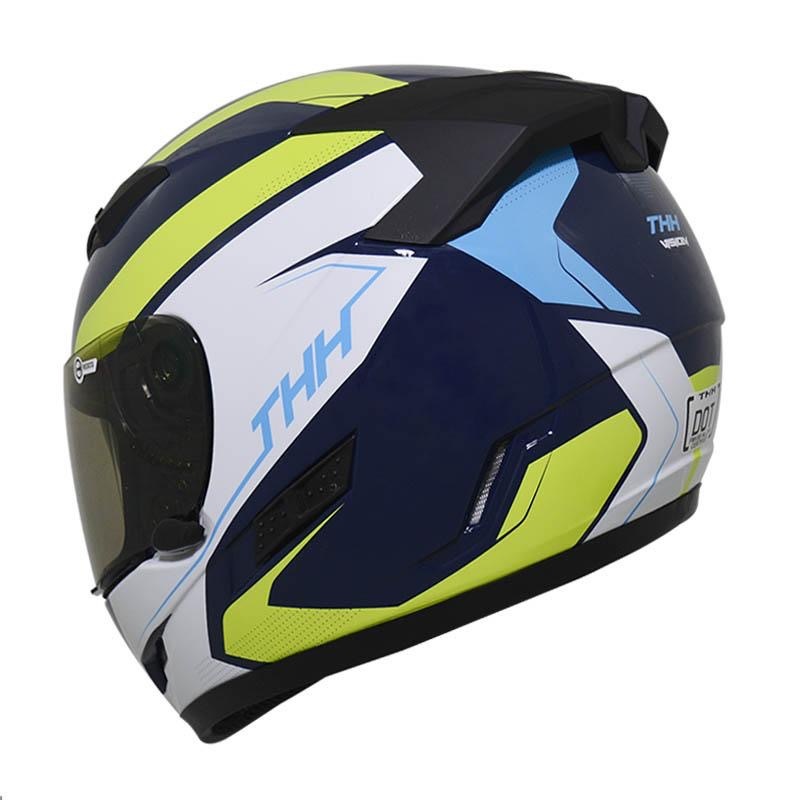 THH TS-80N VISION 藍/黃白 彩繪 -男女款 安全帽-