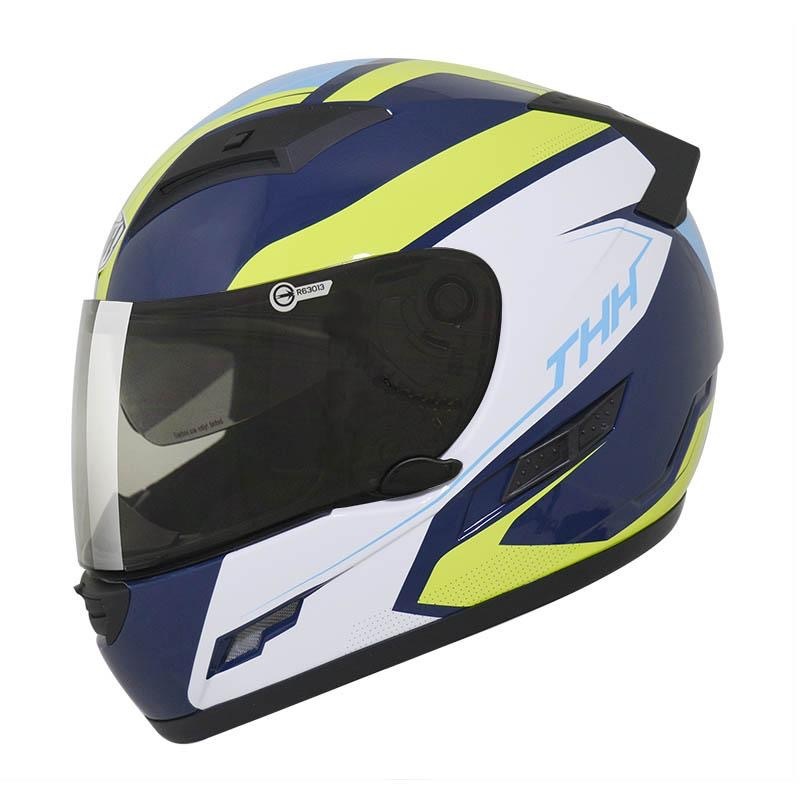 THH TS-80N VISION 藍/黃白 彩繪 -男女款 安全帽-