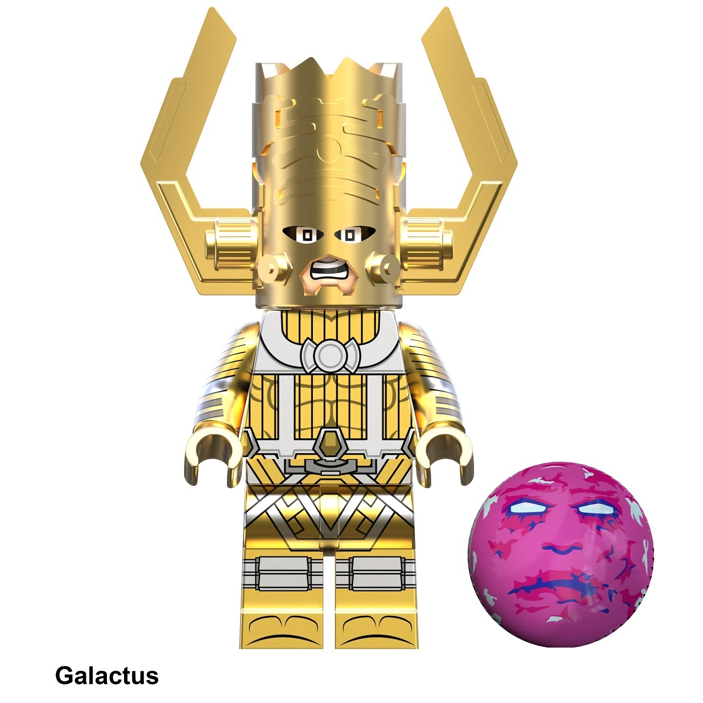 The Fantastic Four Galactus Custom Minifigures Minifigs Fit Lego TV6215 TV1130