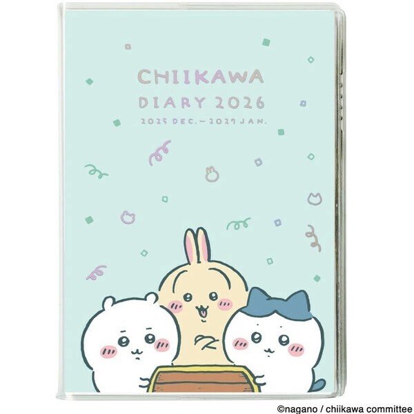 iSNEAKERS｜日本 Chiikawa 吉伊卡哇 2026年 手帳 日記本 行事曆 計畫本 B6 兩款