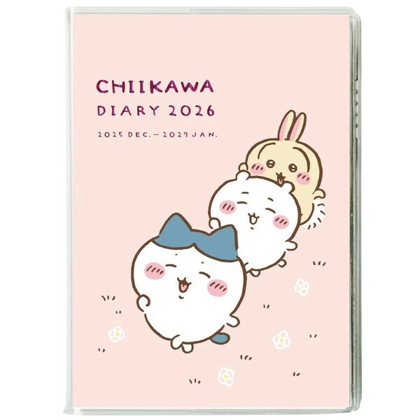 iSNEAKERS｜日本 Chiikawa 吉伊卡哇 2026年 手帳 日記本 行事曆 計畫本 A6 兩款