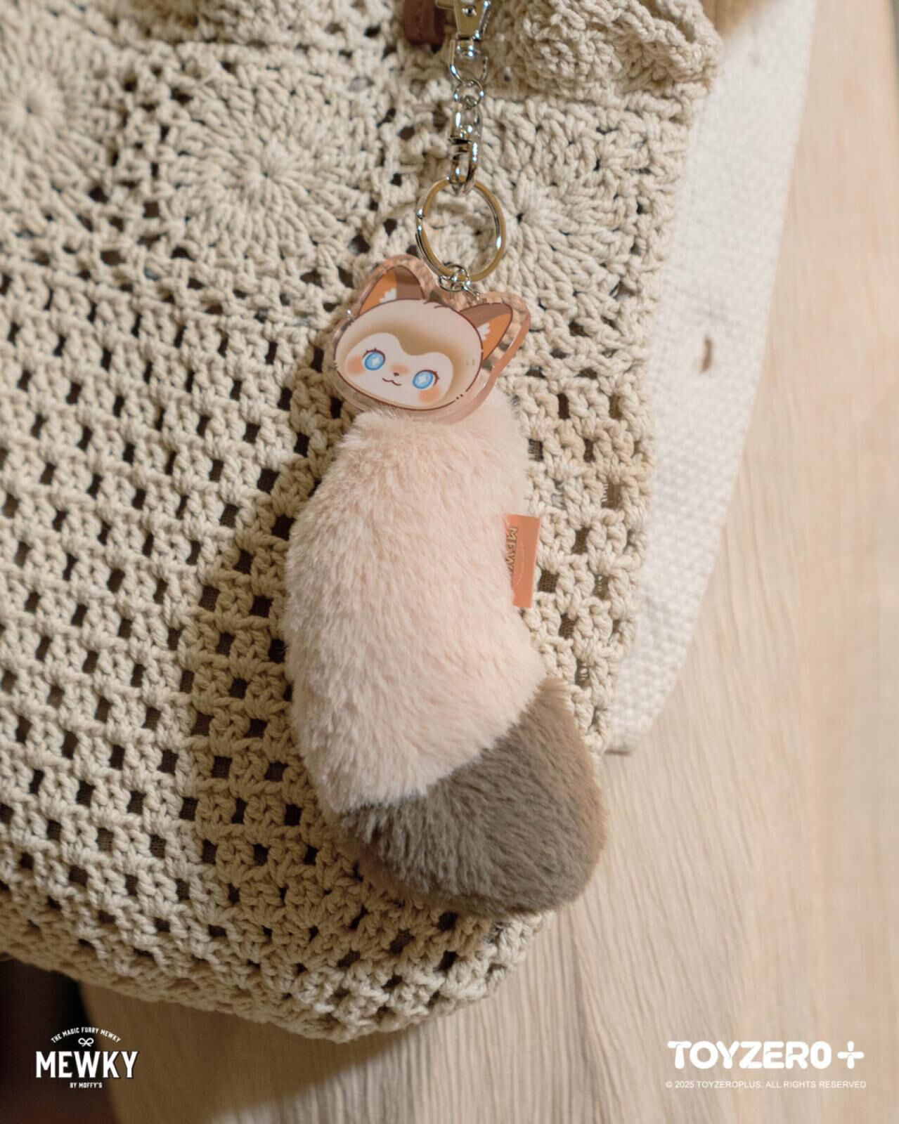 Moffy's - Mewky 貓尾掛飾（暹羅貓）