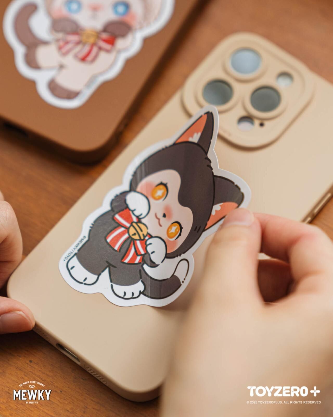 Moffy's - Mewky 貼紙（黑貓-站立）