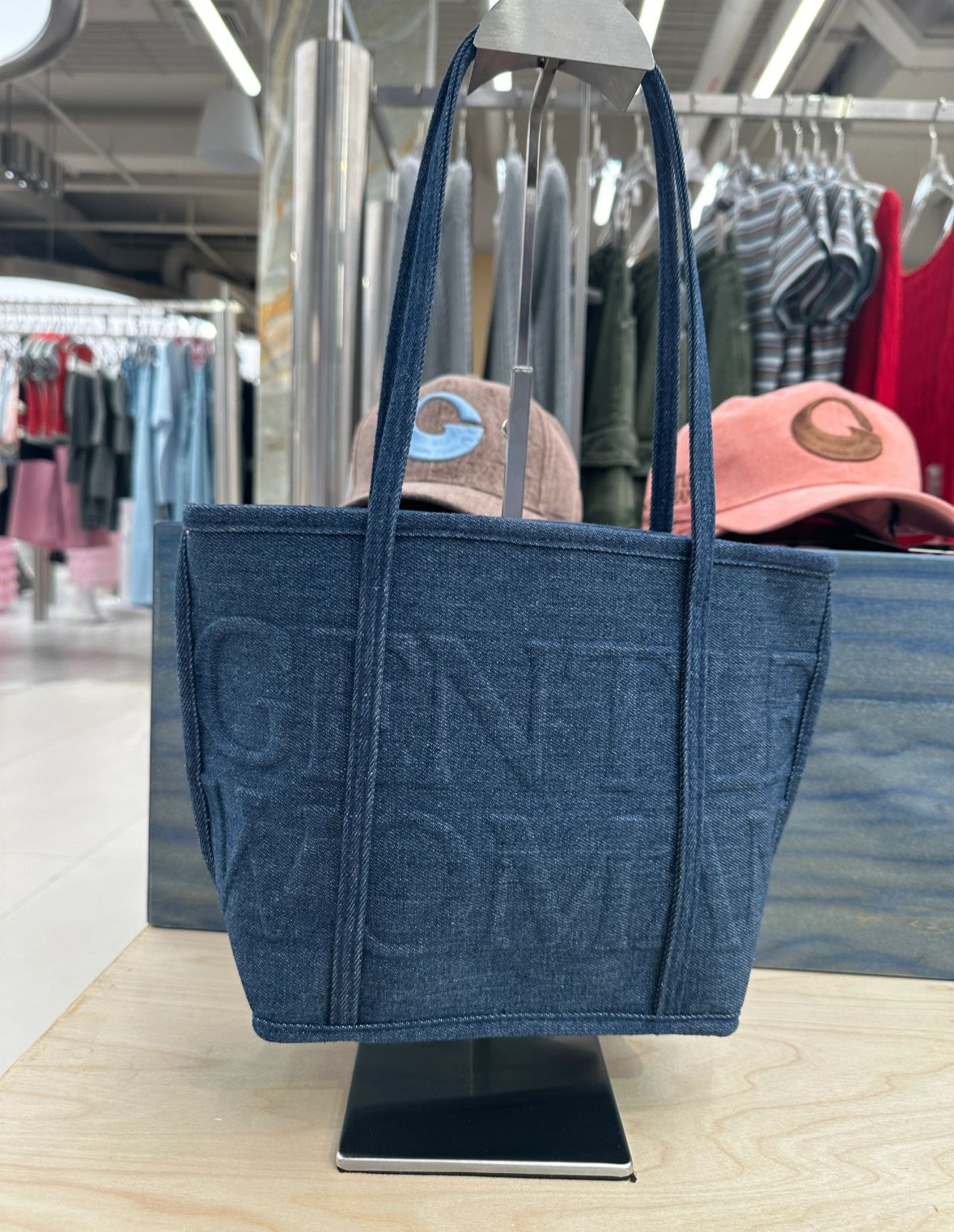 Gentle Woman Denim Soiree Hauler Bag(Navy)