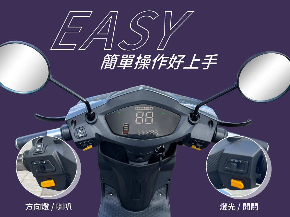 【威勝】TSV65 Zero 零 帥氣微型電動二輪車（免駕照/合法上路/微電車）