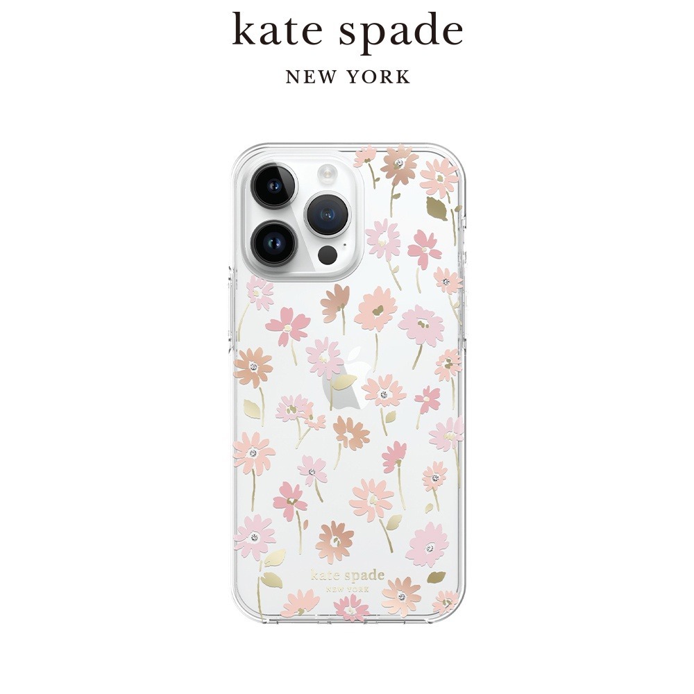 【kate spade】 iPhone 14/Pro/Plus/Pro Max 精品手機殼 初春花語