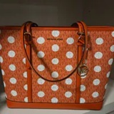 [S] MICHAEL KORS RED CLAY 35S5GTVT30 JET SET TRAVEL LG TZ SHOULDER TOTE, 197853426825 (SMK1275)