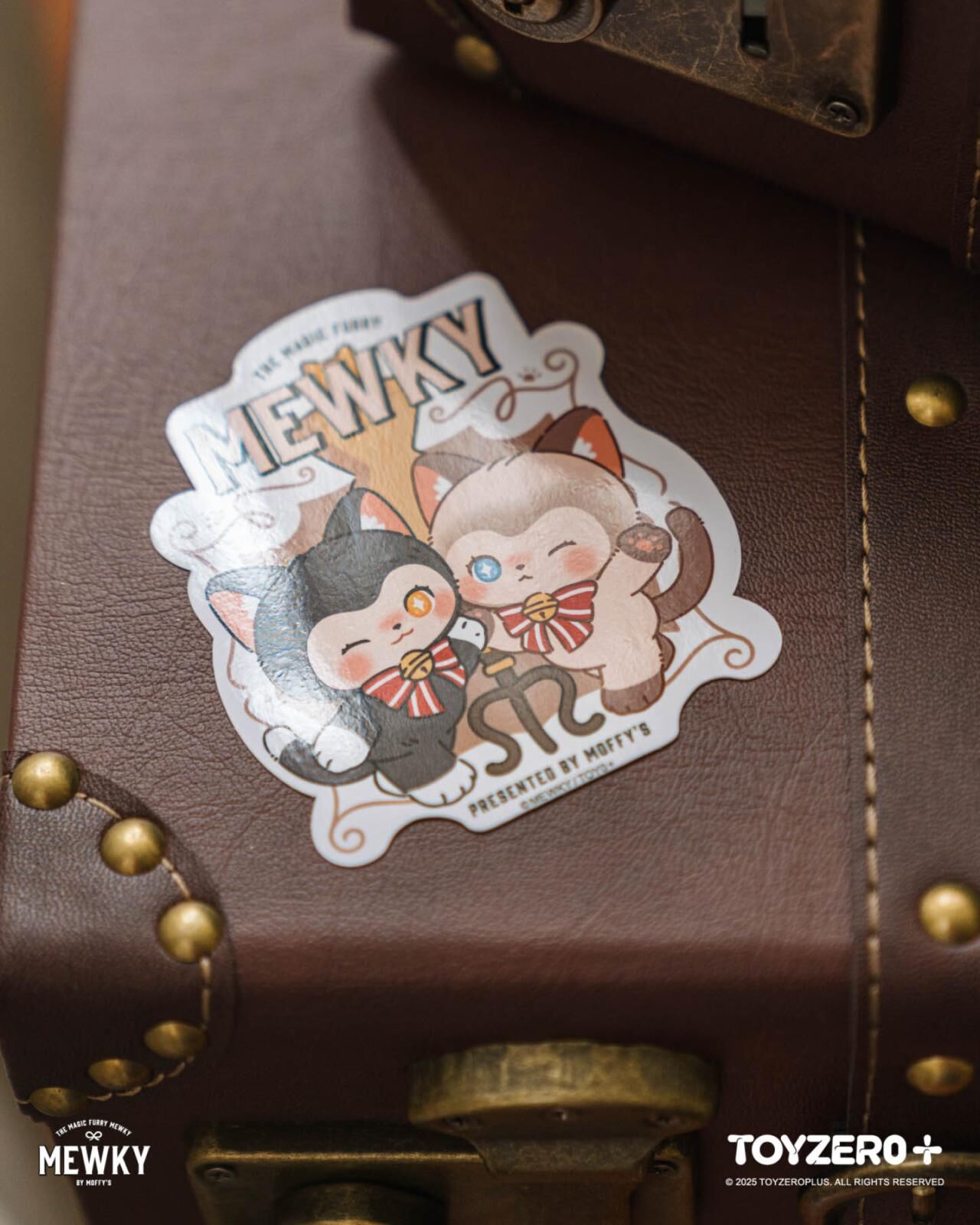 Moffy's - Mewky 貼紙（黑貓,暹羅貓）