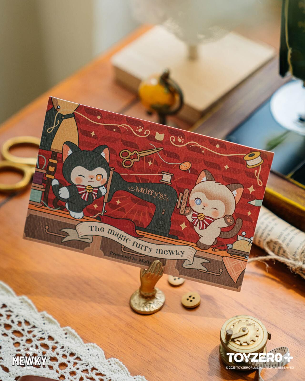 Moffy's - Mewky 橫名信片（車衣機）