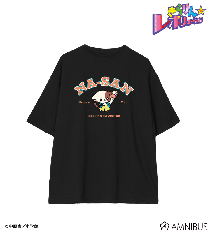 AB87118 預訂 2025/11月 きらりん☆レボリューション なーさん ちびキャラ 夏ver. BIGシルエットTシャツ アイス/ユニセックス