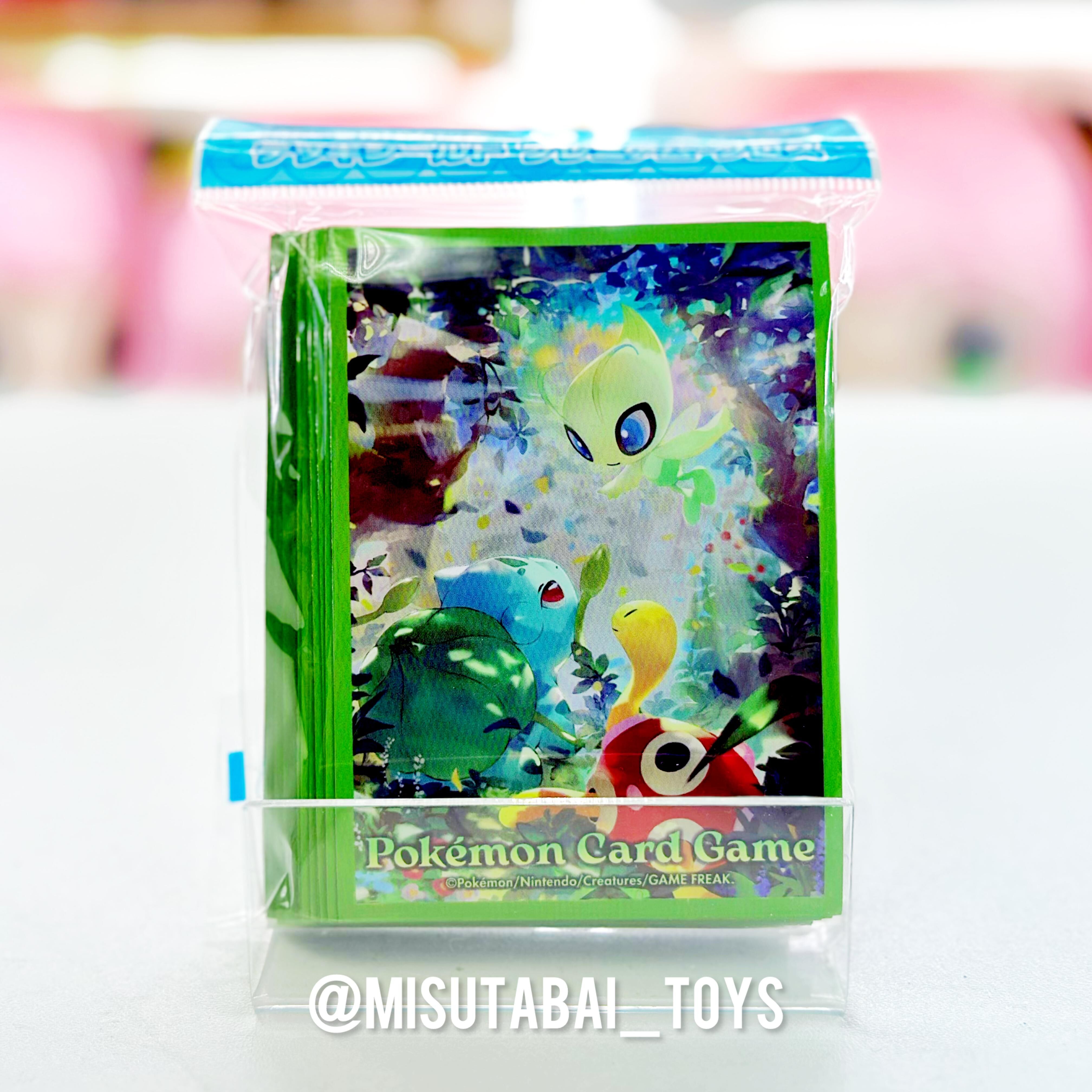 Pokemon Card Sleeves (64 Sleeves)- Premium Gloss Celebi and Friends