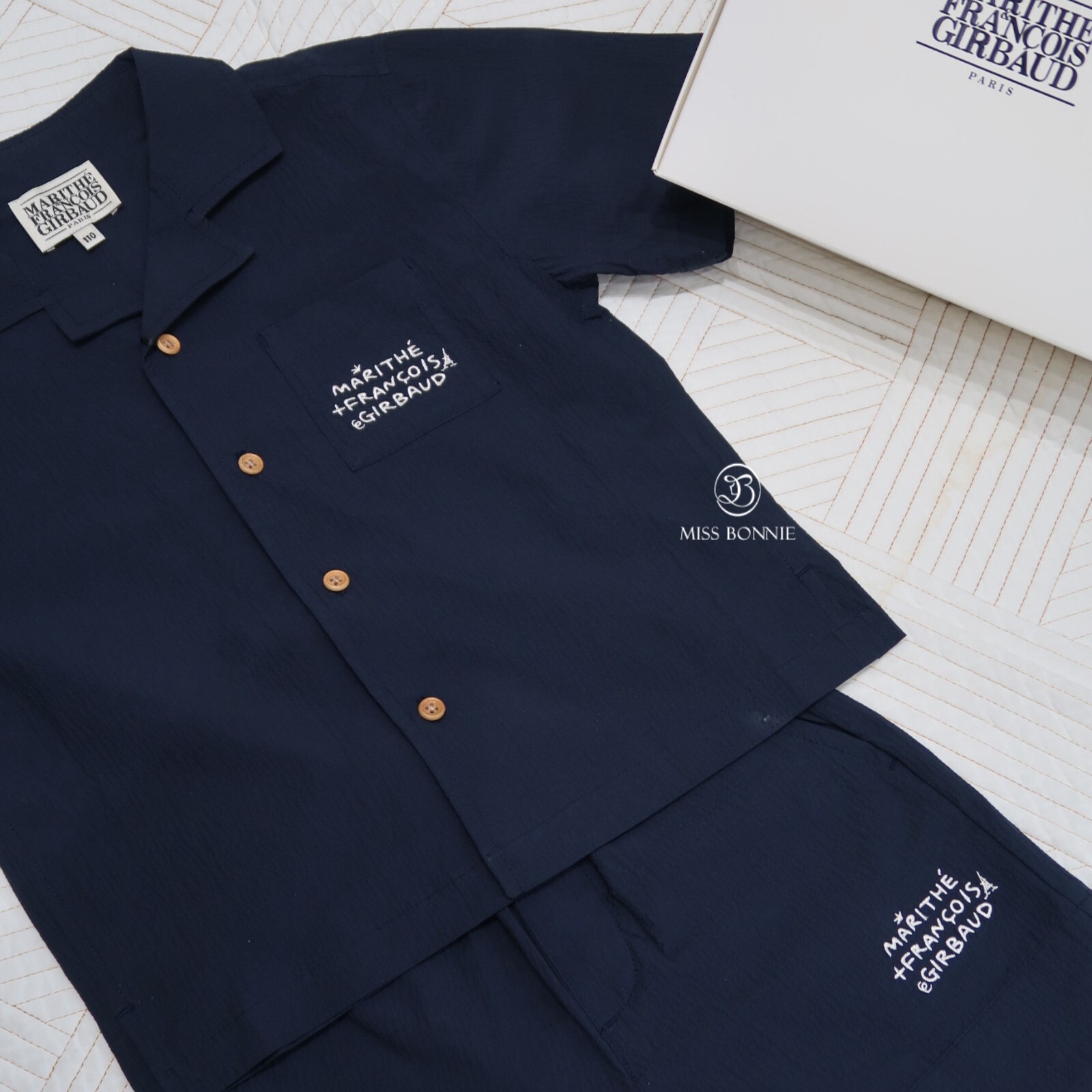 MFG兒童泡泡紗襯衫套裝(共2色)