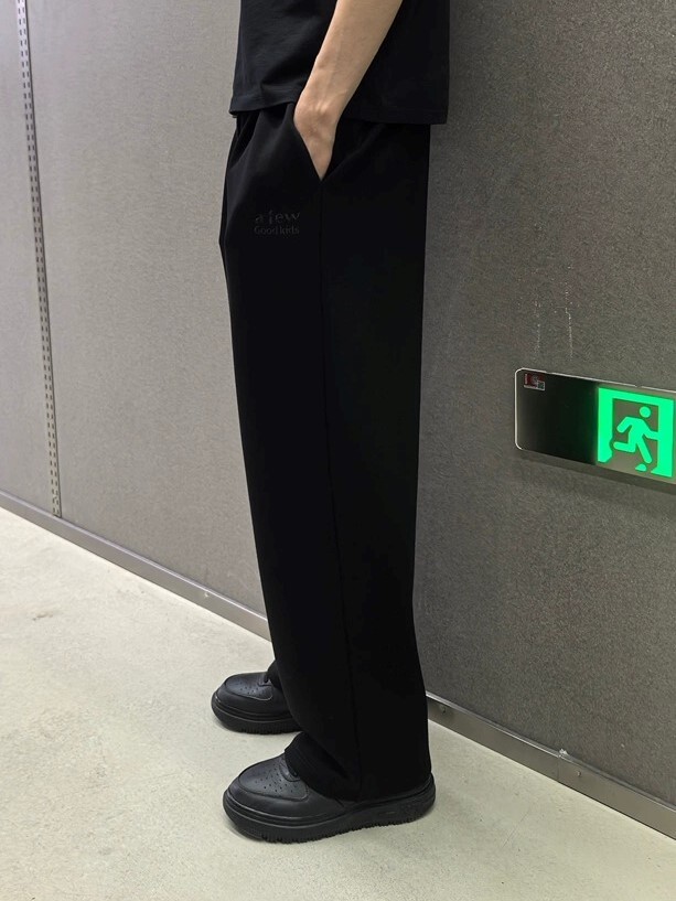 AFGK 刺繡小Logo 涼感透氣 抽繩長褲  A FEW GOOD KIDS