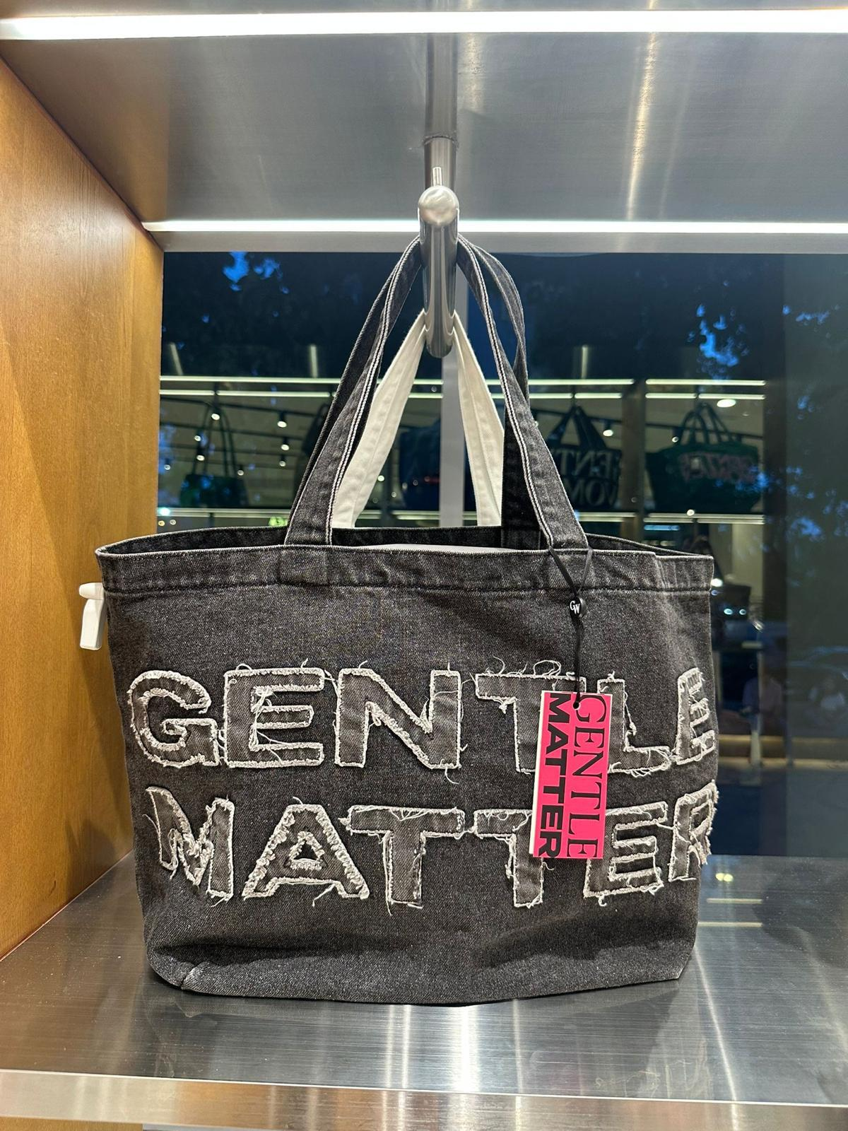 Gentle Woman Matter Denim tote bag