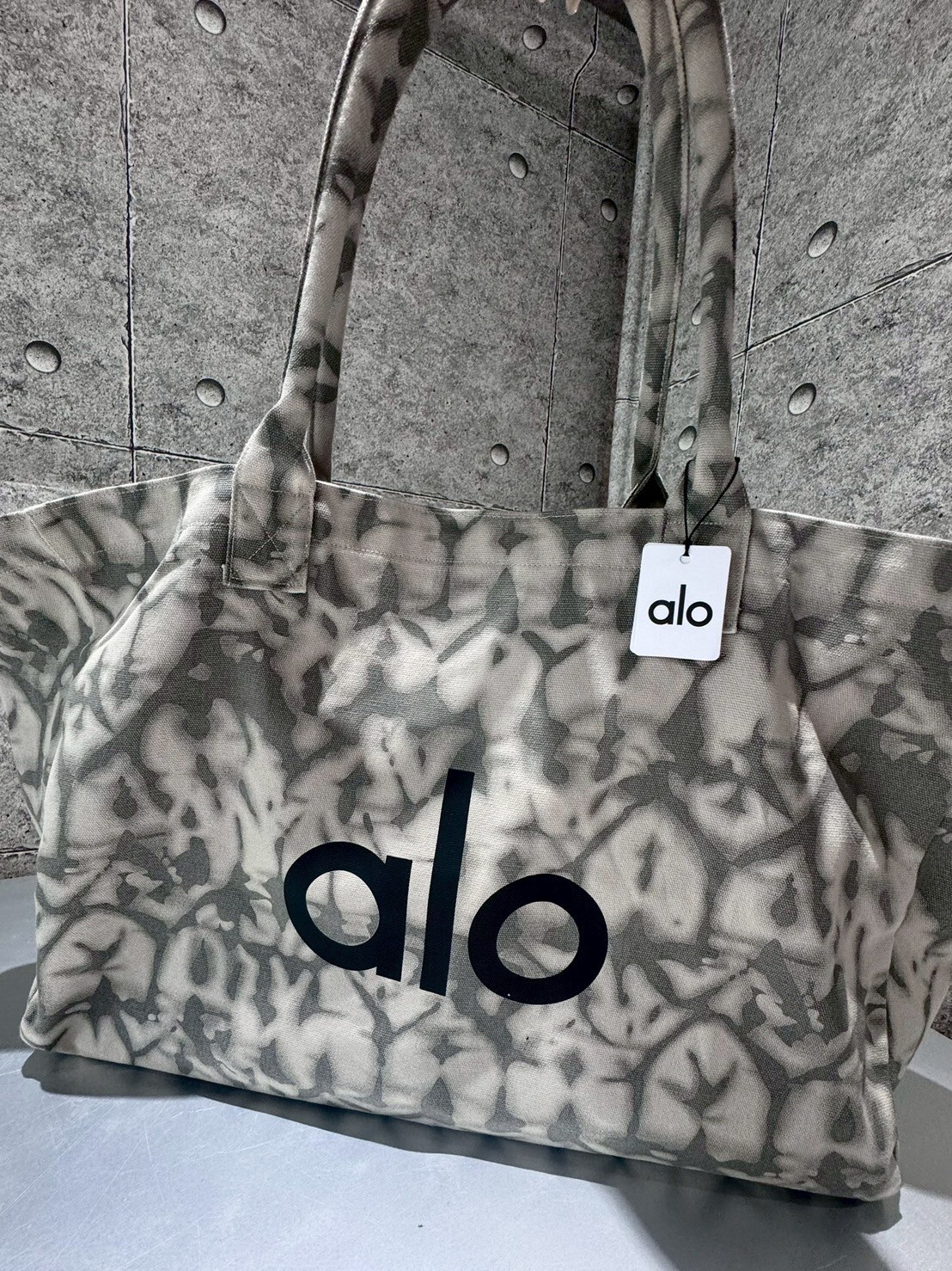 alo 字體Logo大款渲染托特袋 托特包 大容量