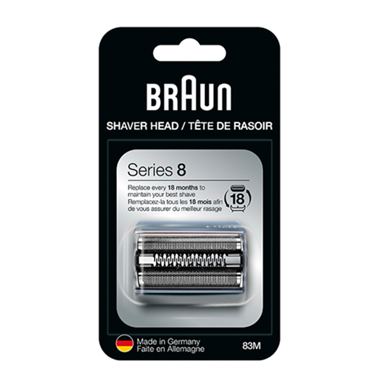 Braun 德國百靈 刀頭刀網組-銀色(83M)
