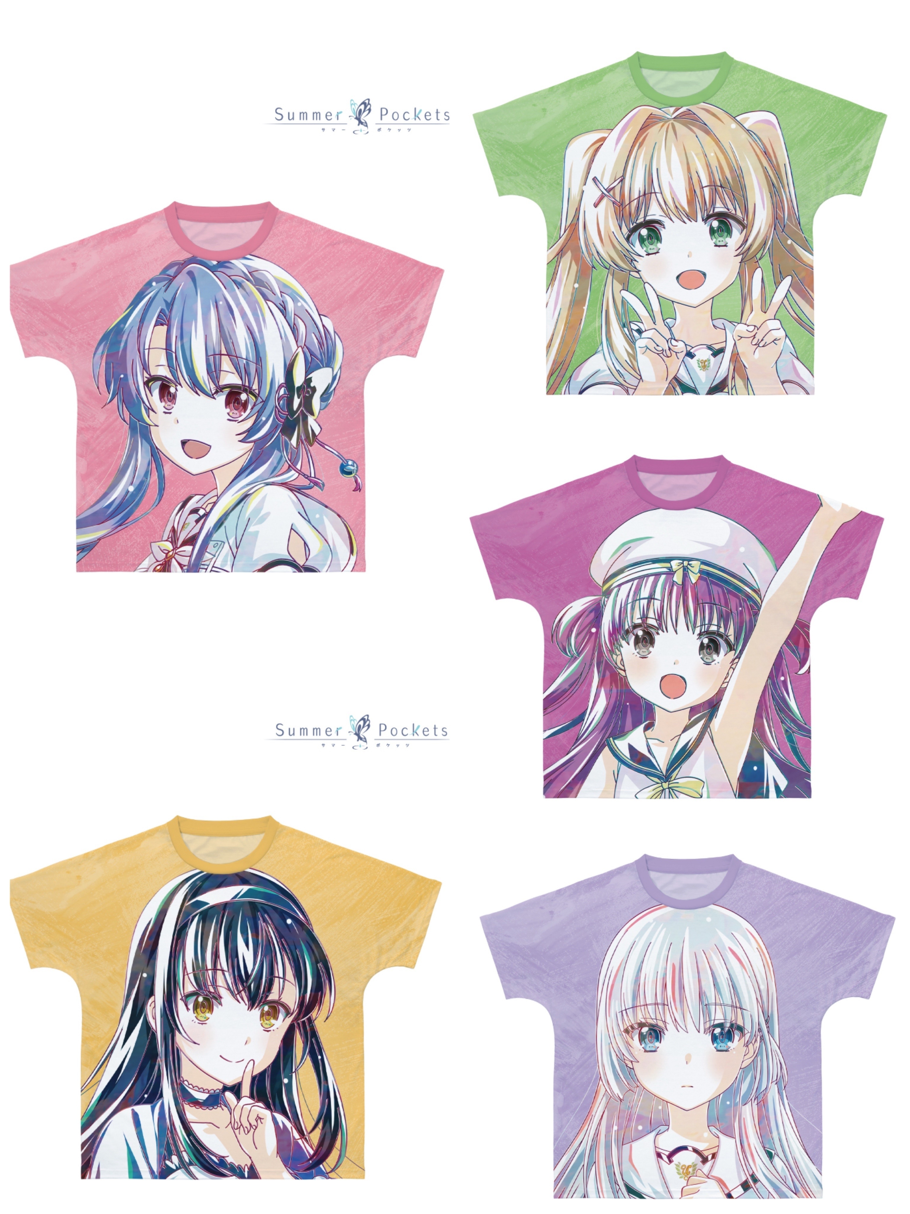 AB94234 預訂 2025/12月 TVアニメ『Summer Pockets』 Ani-Art フルグラフィックTシャツ/ユニセックス