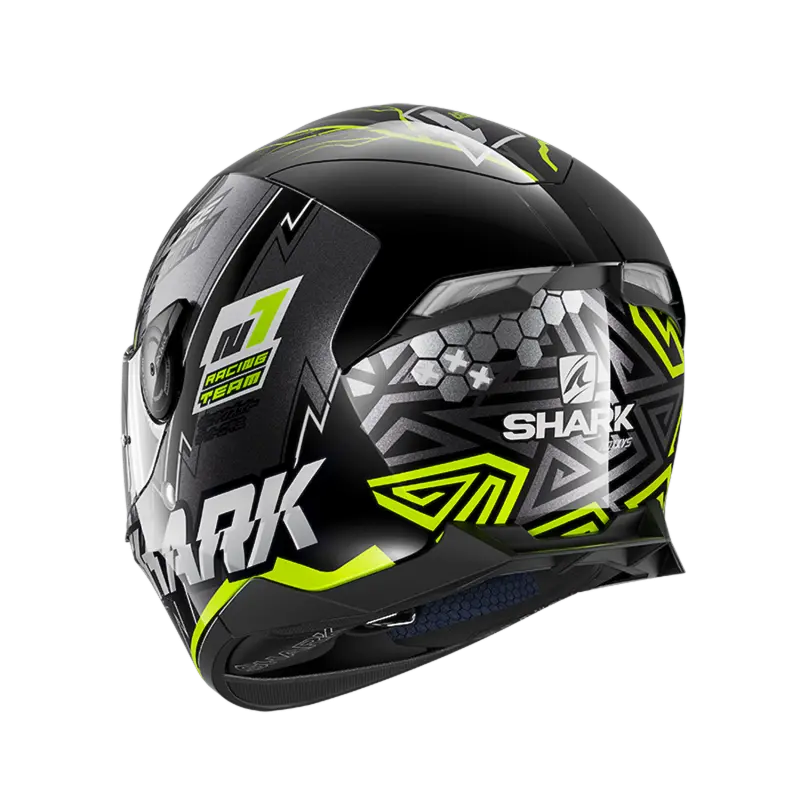 SHARK SKWAL 2 NOXXYS 黑黃 彩繪