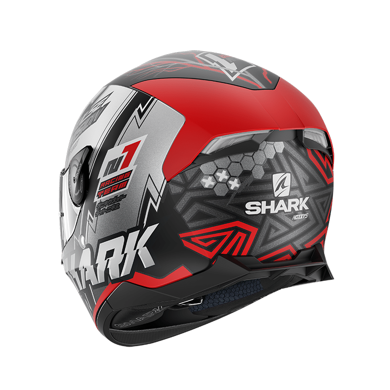 SHARK SKWAL 2 NOXXYS 黑銀紅 彩繪