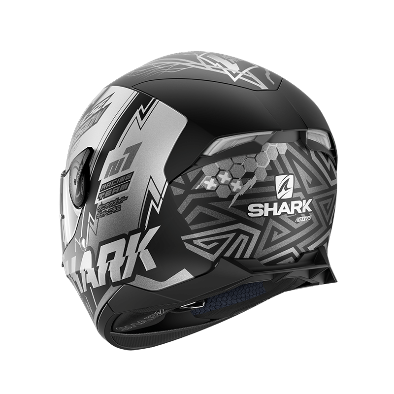 SHARK SKWAL 2 NOXXYS 黑銀 彩繪