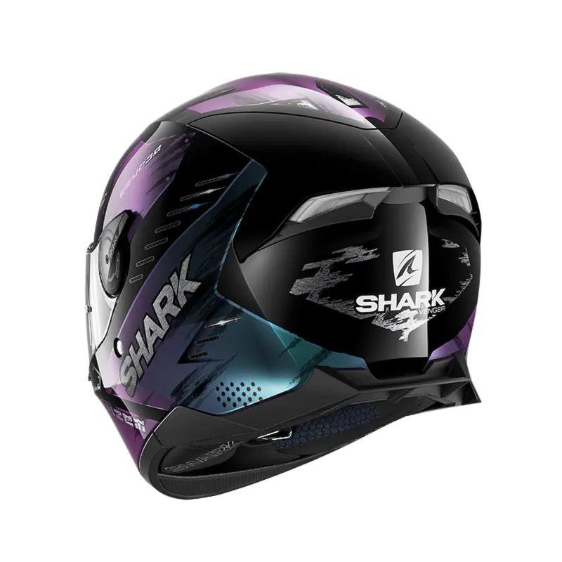 SHARK SKWAL 2 VENGER 黑紫 彩繪