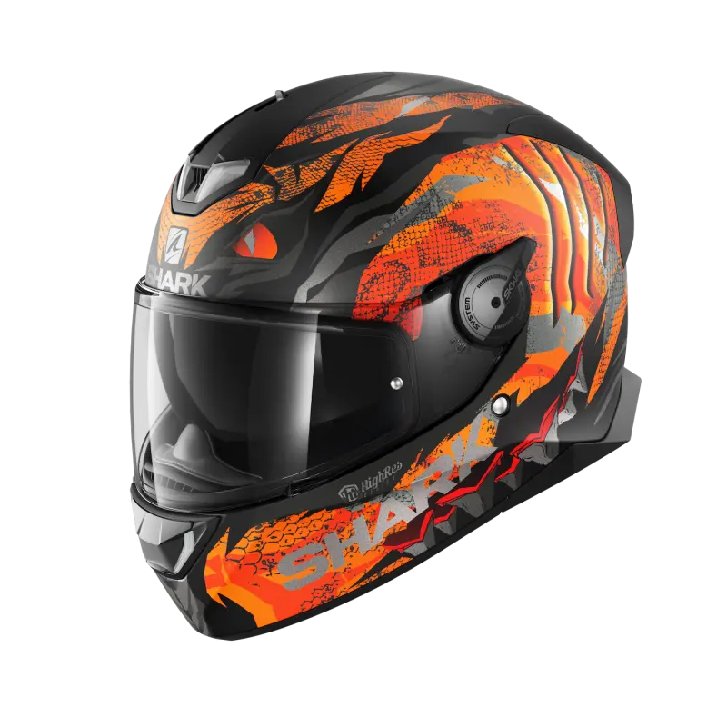 SHARK SKWAL 2 IKER LECUON 黑橘 彩繪