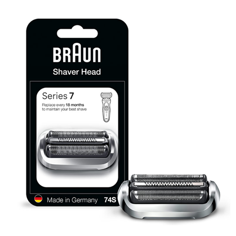 Braun 德國百靈 刀頭刀網組-銀色(74S)