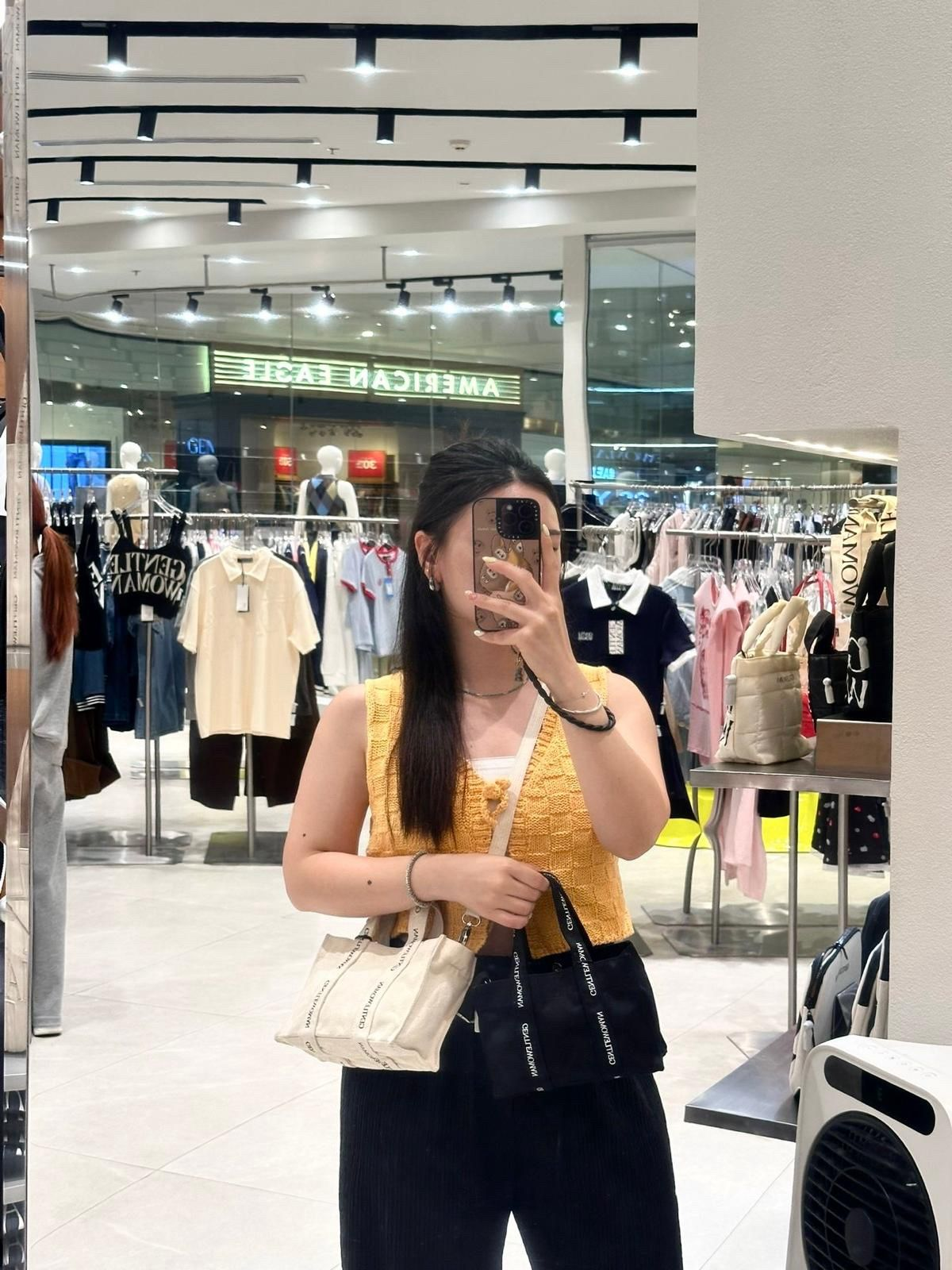 Gentle Woman Micro Box Tote Bag(Ivory)