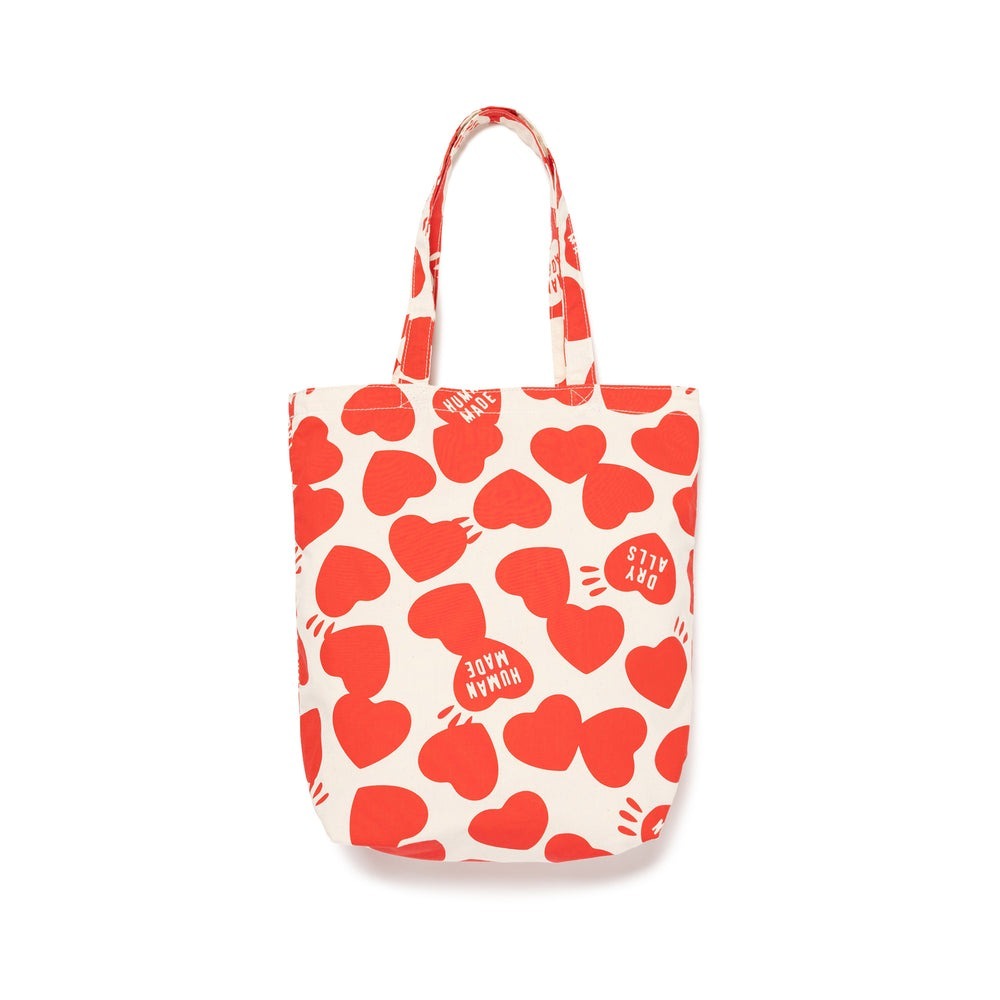 2025AW HUMAN MADE REVERSIBLE TOTE 滿版愛心 托特包 現貨 HM30GD054