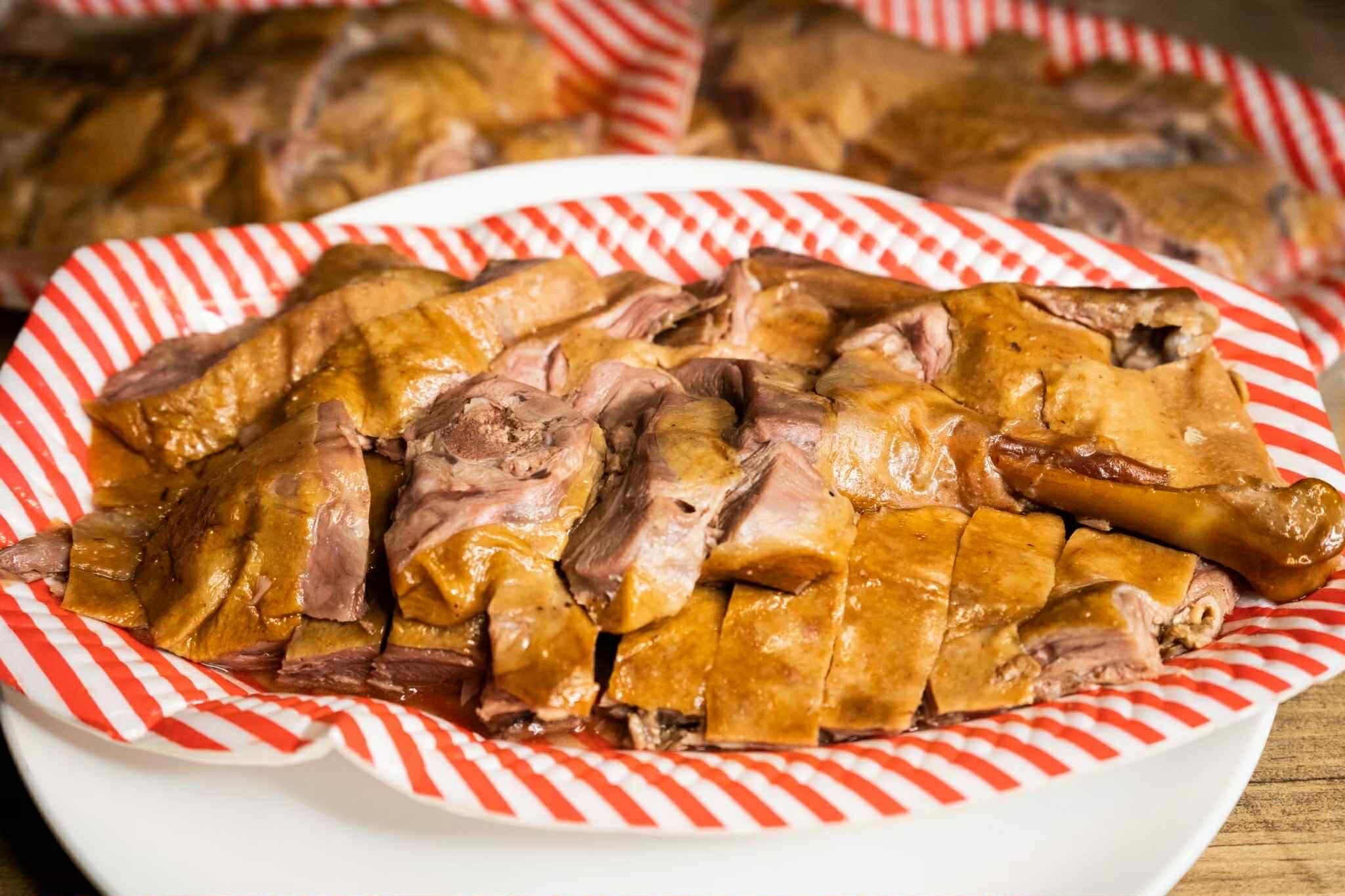 嘉義好餓好鵝燻茶鵝