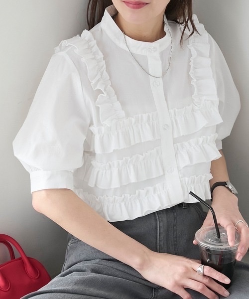 JP Ruffle Top