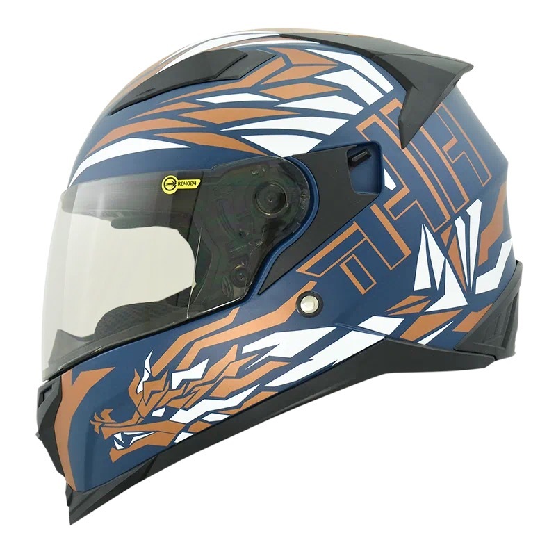 THH T840S-蛻變50 平光深藍/橘紅 彩繪 週年紀念款