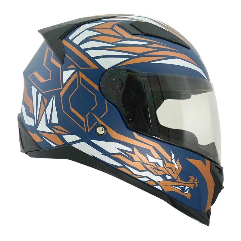 THH T840S-蛻變50 平光深藍/橘紅 彩繪 週年紀念款