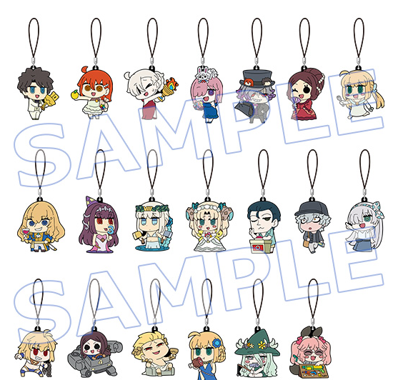 [代購][預訂] FGO 10周年 リヨ老師繪畫 Q版橡膠掛件