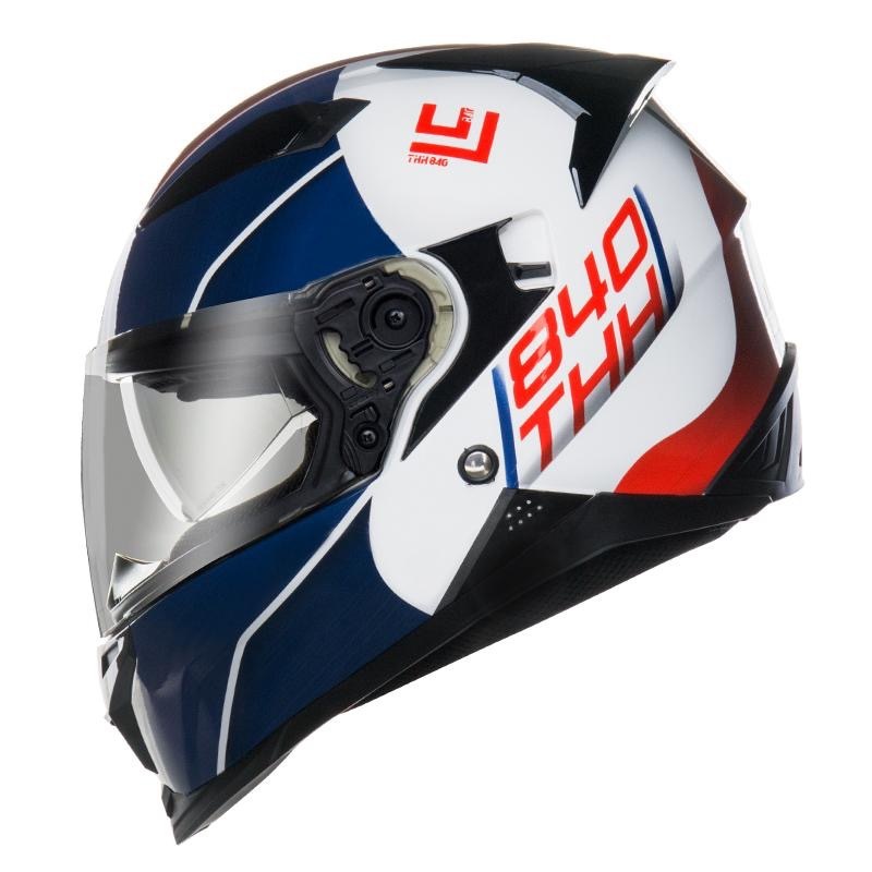 THH T840S ION 白/藍紅 彩繪