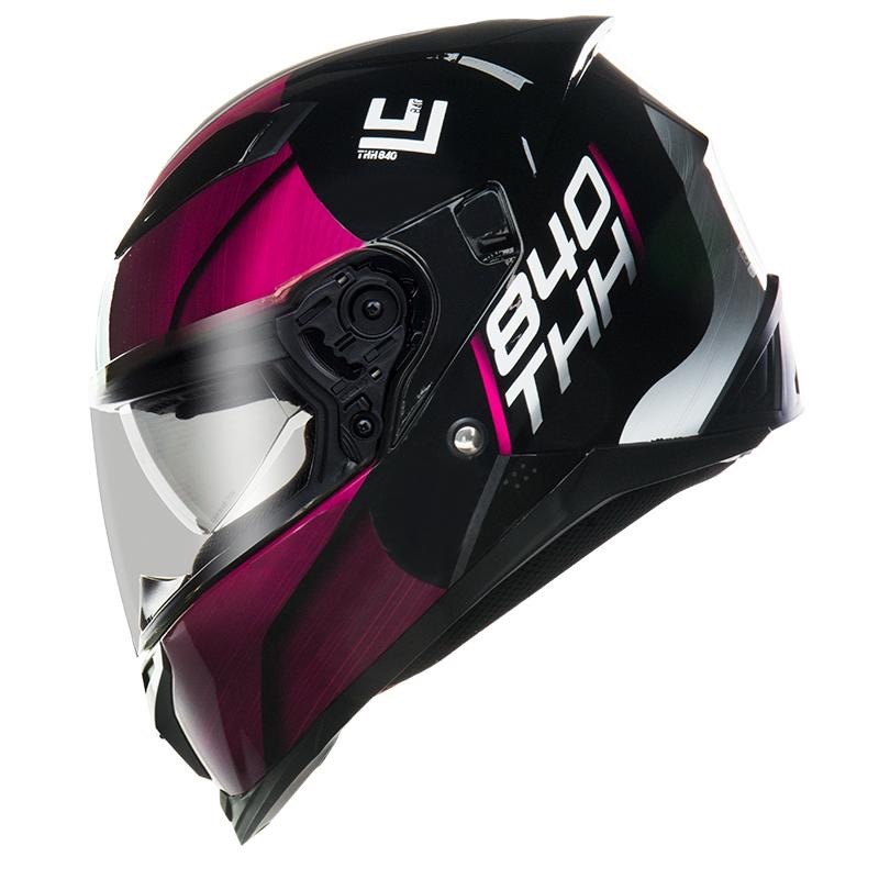 THH T840S ION 平光黑/粉紅灰 彩繪