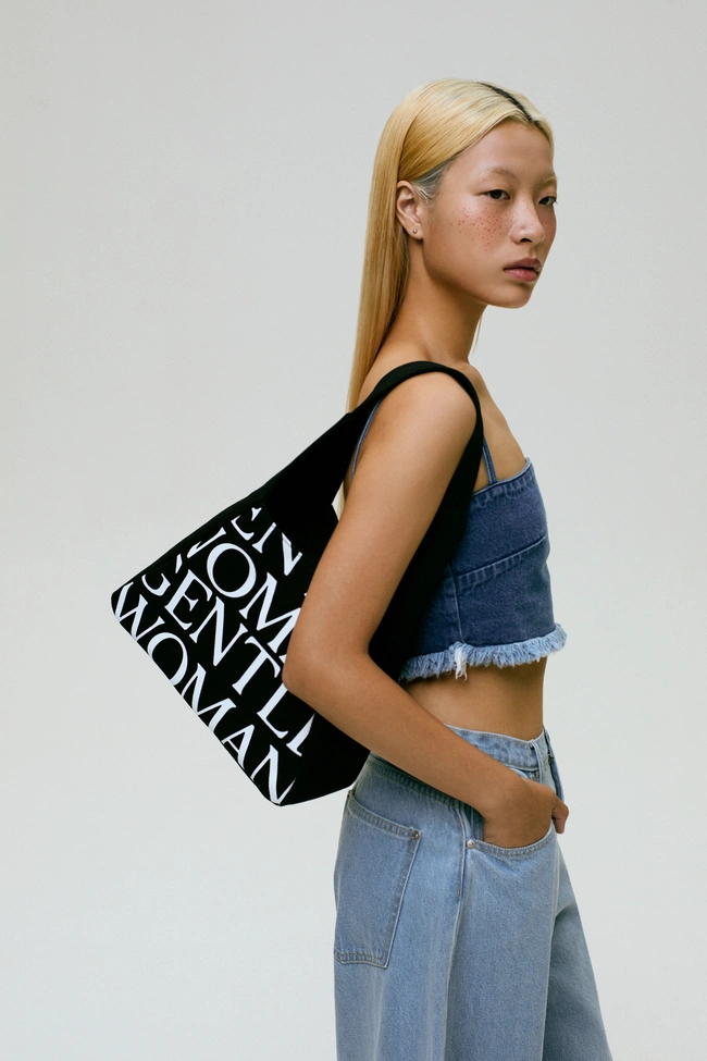 Gentle Woman Hobo Bag(Black)