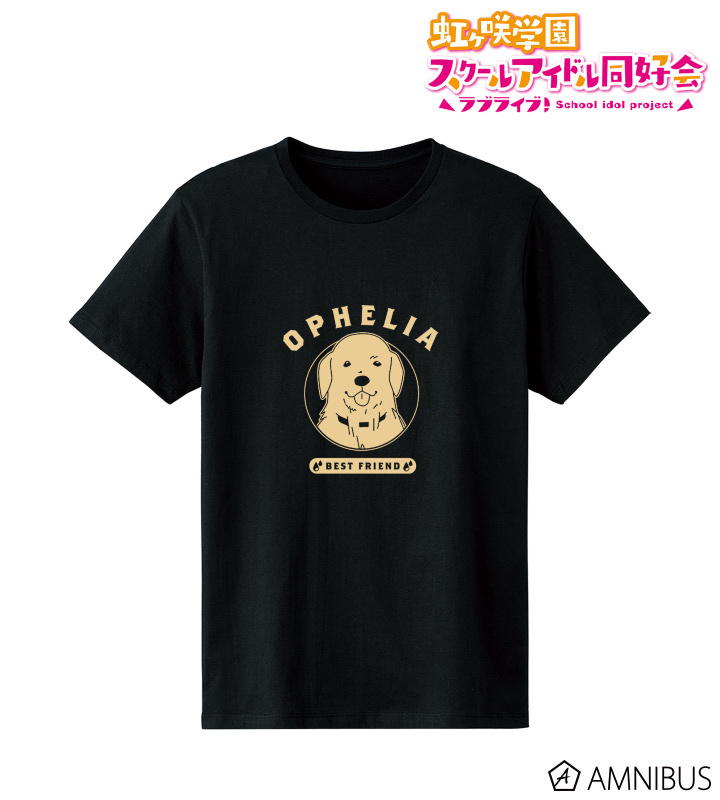 AB48360 預訂 2025/11月 ラブライブ！虹ヶ咲学園スクールアイドル同好会 オフィーリア カレッジTシャツ/メンズ