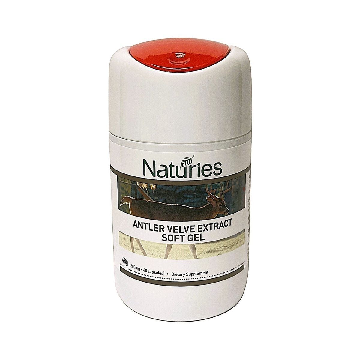 #N/A - Naturies - 鹿茸萃取精華軟膠囊 60粒裝 (平行進口)