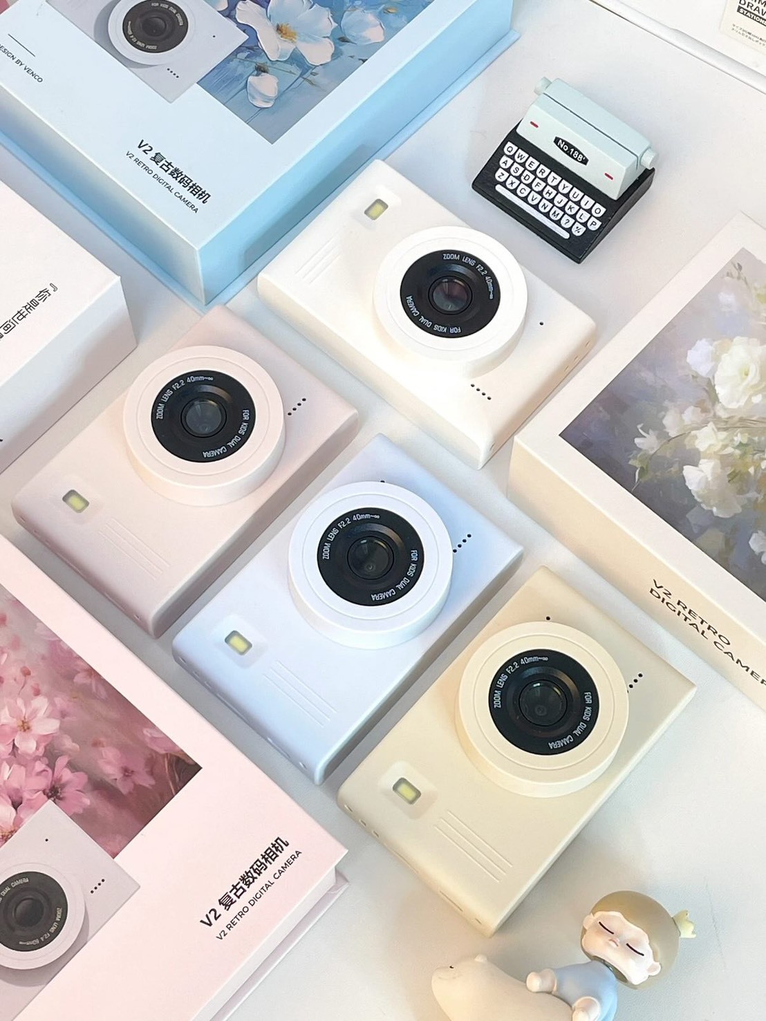 iSNEAKERS｜V2卡片相機 CCD復古相機 馬卡龍色系 四色
