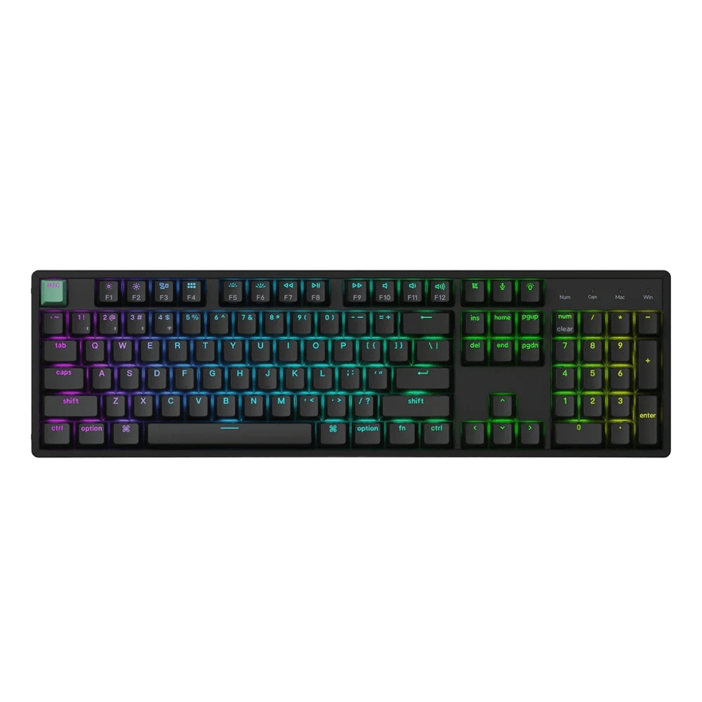 PC PARTY Keychron K10 HE 100% 黑色無線磁軸鍵盤RGB Mac/Win 熱插拔