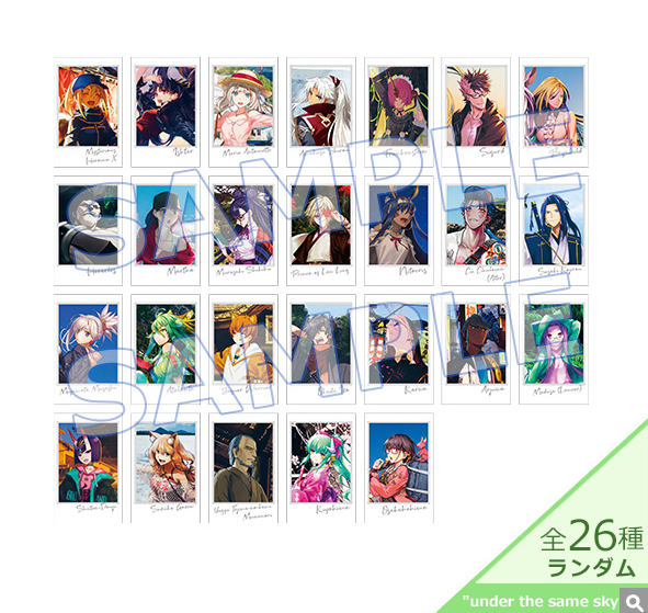[代購][預訂] FGO 10周年 拍立得 "under the same sky" B 抽