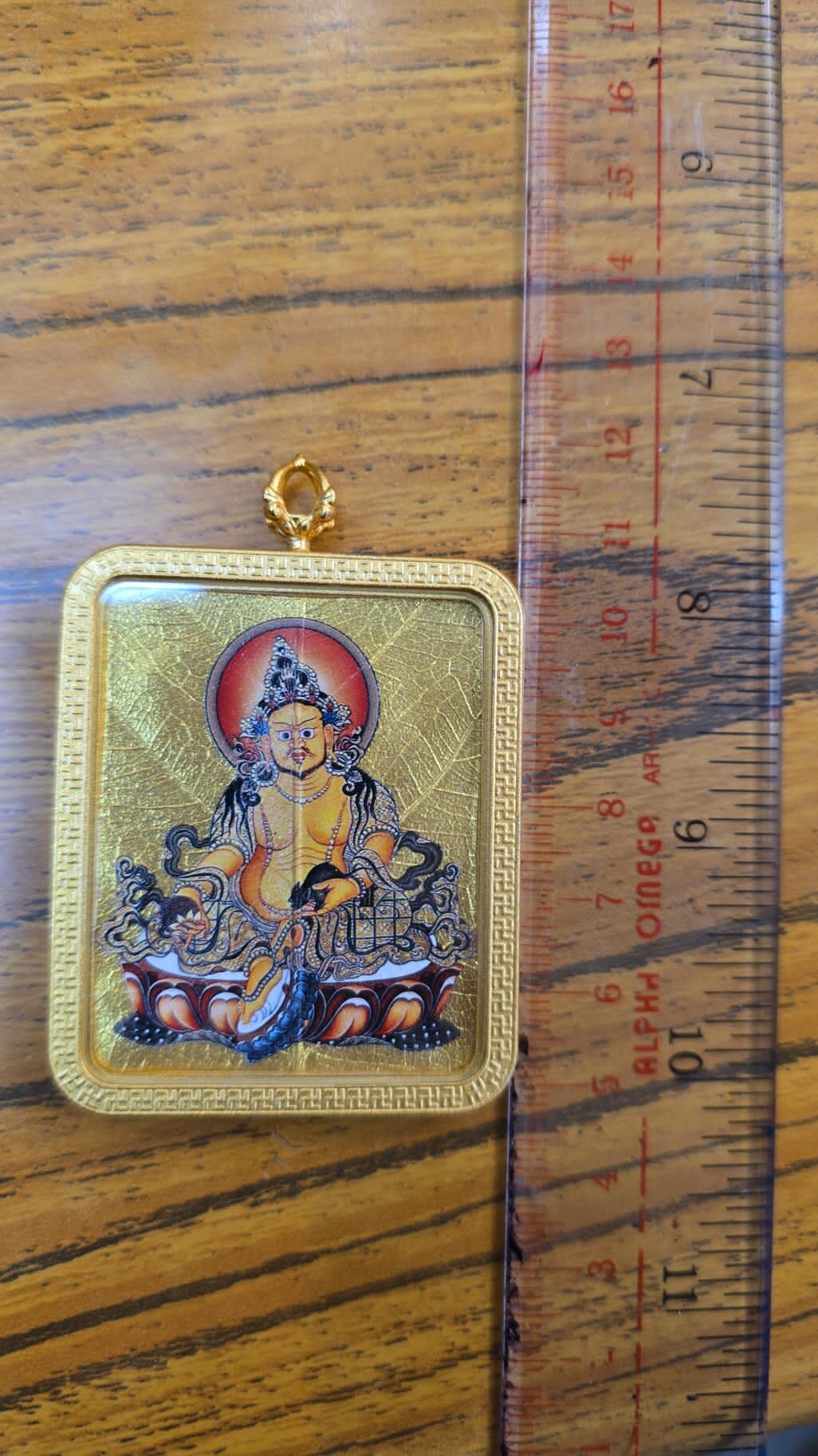 🔮能量水晶🔮黄財神唐卡(H8 CR200)