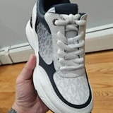 [S] MICHAEL KORS NAVY KATRINA WEDGE TRAINER OMBRE MK SIG SM, 49R5KAFS3B-NAVY (SMK1280)